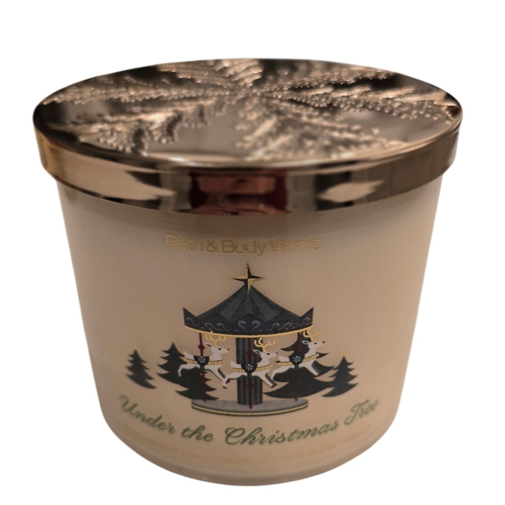 Bath & Body Works Under the Christmas Tree 3-Wick Scented Candle 14.5 oz Holiday